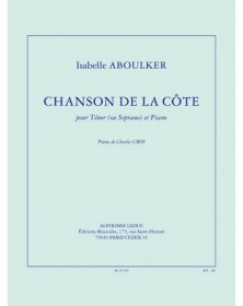 Isabelle Aboulker : Chanson de la côte