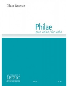 Philae For Solo Violin