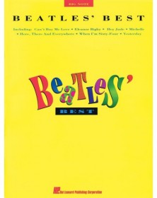 The Beatles : Beatles' Best - Partitions pour Piano Facile Big-Note