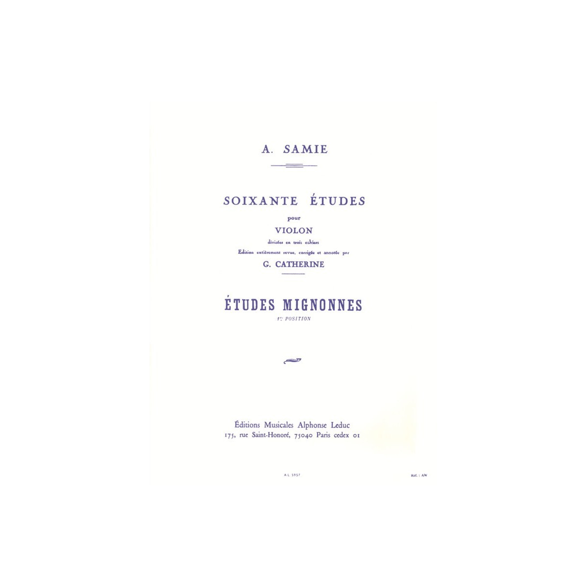 60 Études Vol. 1 - Etudes Mignonnes