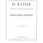 Klosé : 15 Etudes Chantantes pour Saxophone