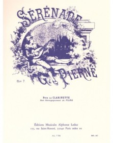 Sérénade Op.7 - Gabriel Pierné - Clarinette et Piano - Alphonse Leduc