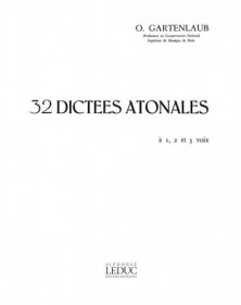 32 Dictees Atonales...