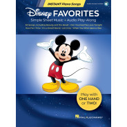 Disney Favorites - Instant Piano Songs - Partitions pour Piano très facile