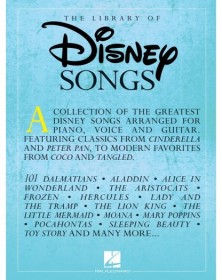 The Library of Disney Songs - Partitions pour Piano, Voix et Guitare - Hal Leonard