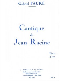 Cantique De Jean Racine Op.11