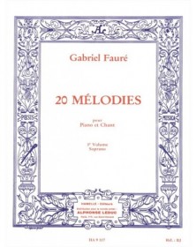 20 Mélodies Vol. 3 Soprano
