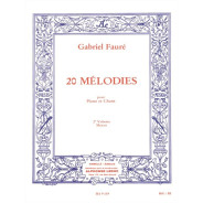 Gabriel Fauré : 20 Mélodies Vol. 2 Mezzo