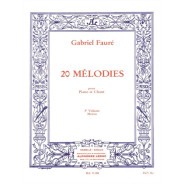 Gabriel Fauré : 20 Mélodies Vol. 3 Mezzo