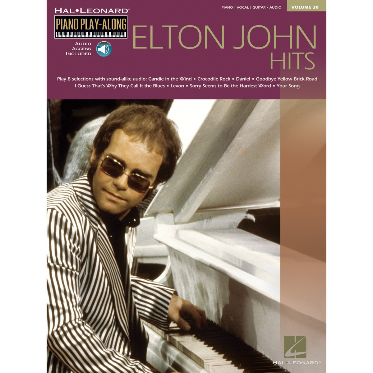 Piano Play-Along Volume 30 : Elton John Hits