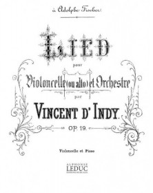 Lied Op19 -Violoncelle/Orch.