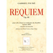 Requiem op. 48 - Version 1893 - Gabriel Fauré - Editions Hamelle