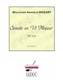 Sonate En Ut Majeur Kv545