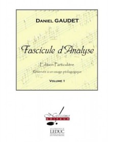 Fascicule D'Analyse Volume 1