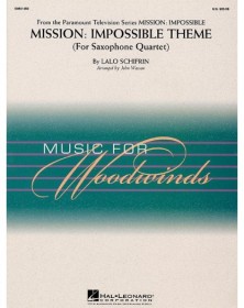 Mission Impossible Theme - Sax Quartet - Hal Leonard