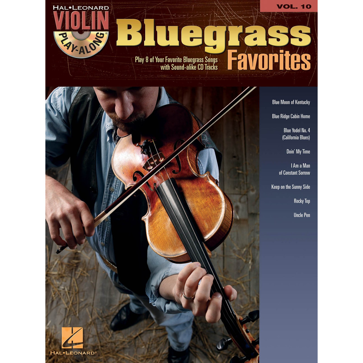 Violon Play-Along Volume 10 - Bluegrass Favorites