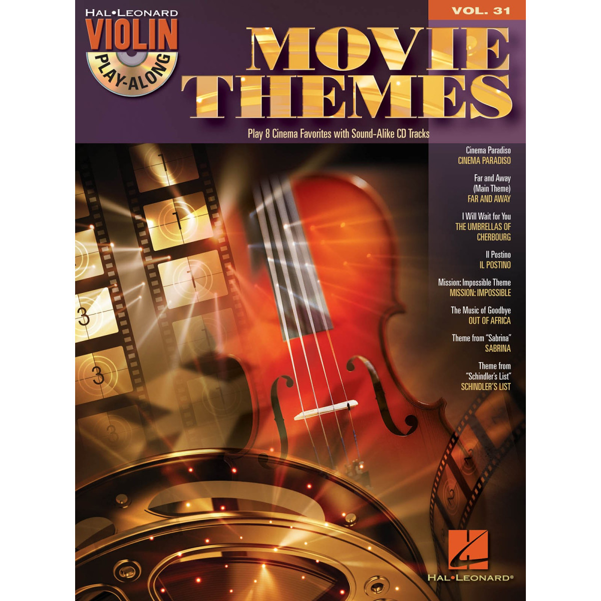 Violin play-along volume 31 - Movie Themes - Hal Leonard