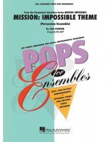 Mission Impossible Theme - Ensemble de Percussions - Hal Leonard
