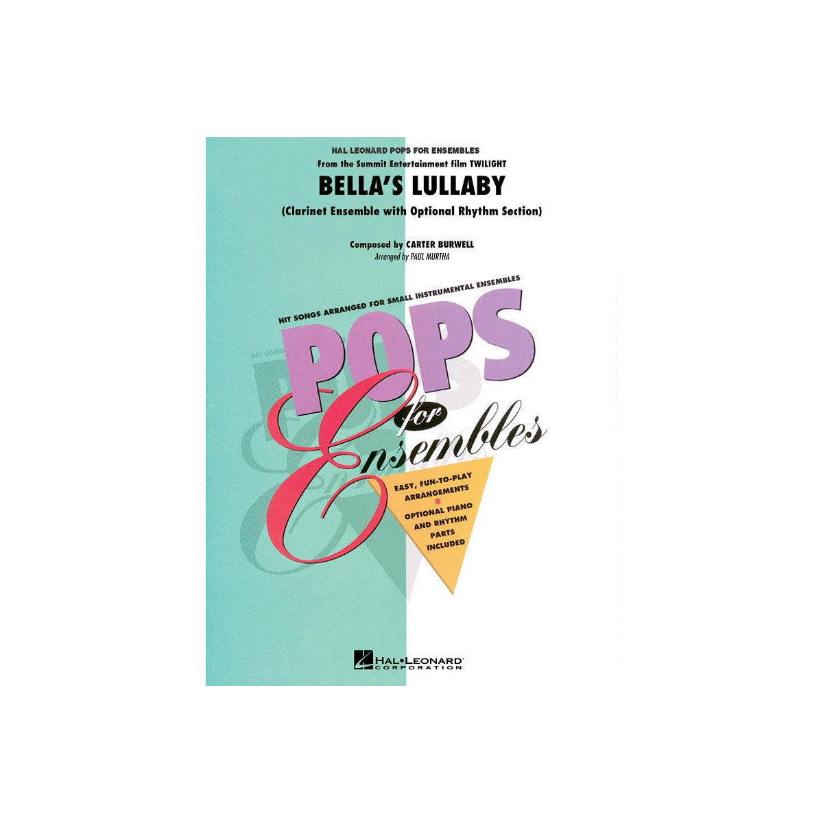 Bella's Lullaby - Ensemble de Clarinettes - Hal Leonard