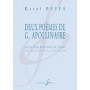 Deux Poemes De Guillaume Apollinaire