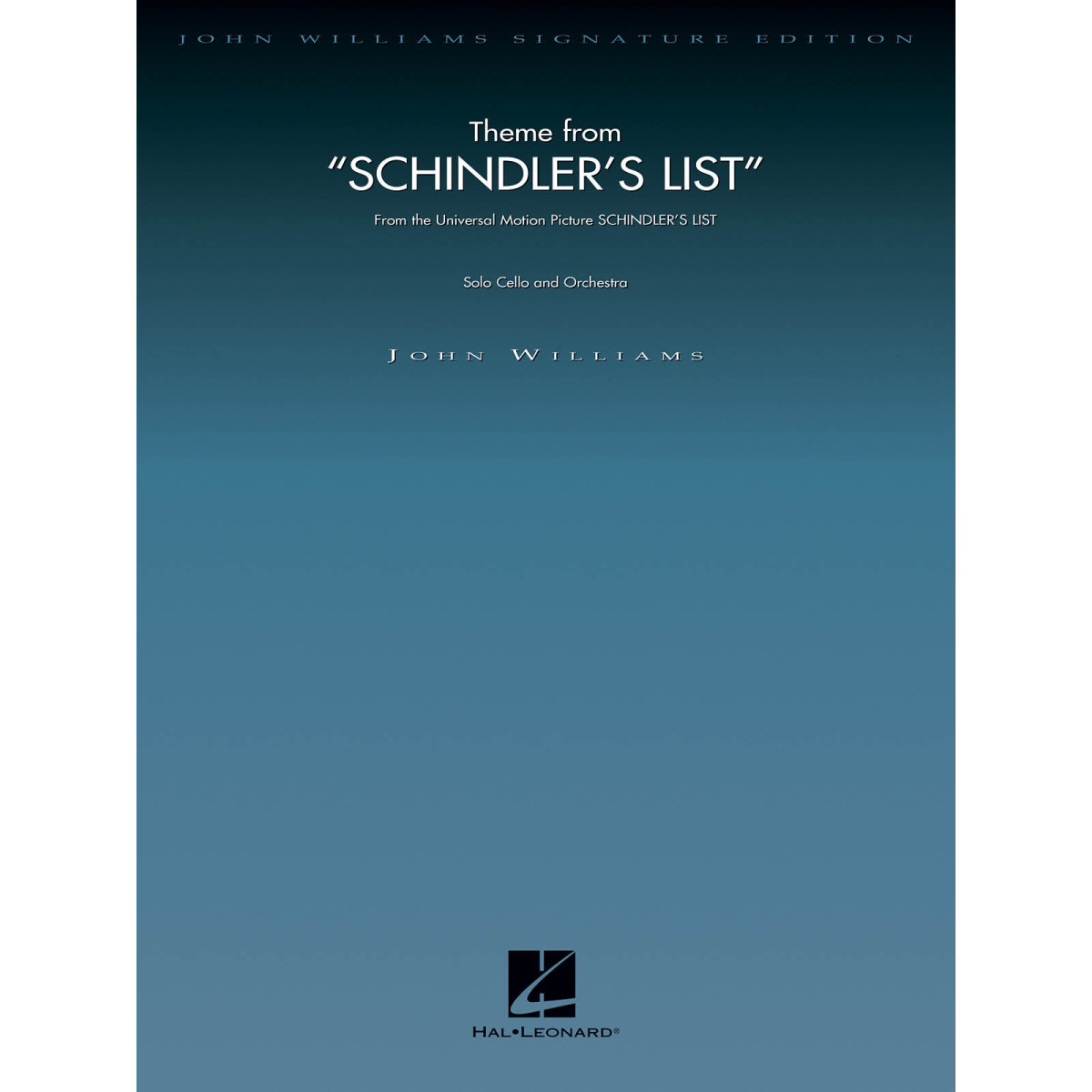 Theme from Schindler's List (Cello and Orchestra)