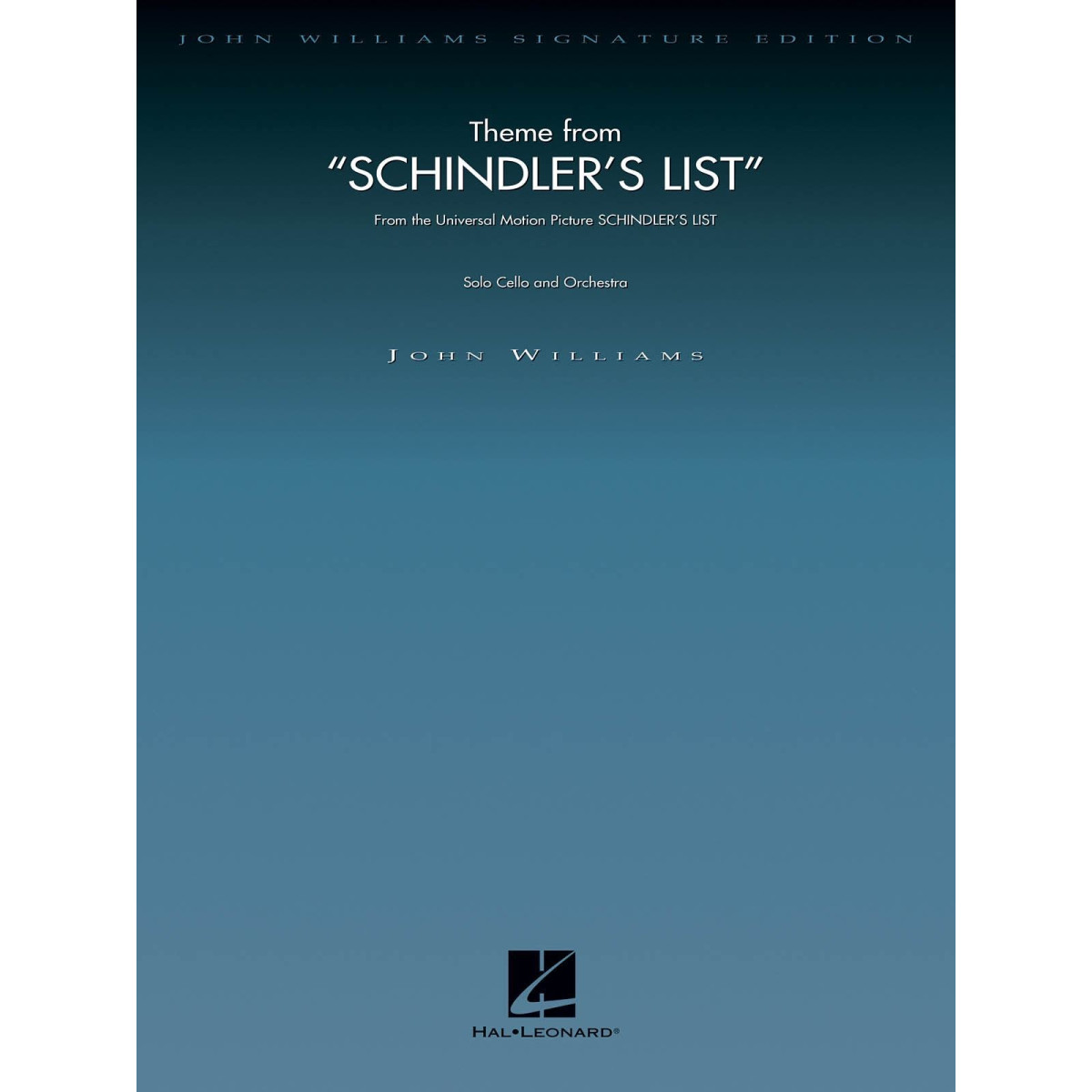 Theme from Schindler's List (Cello and Orchestra)