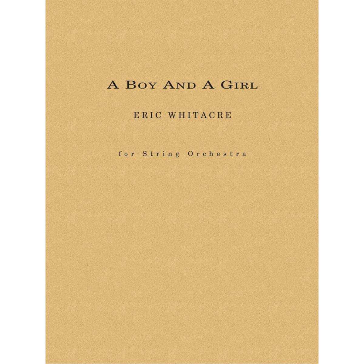 A Boy and a Girl