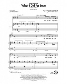 What I Did for Love. SSA