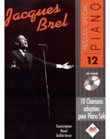 Jacques Brel - Spécial Piano N°12 + CD inclus