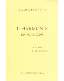 L'Harmonie En 60 Lecons A - Textes