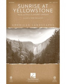 Sunrise at Yellowstone