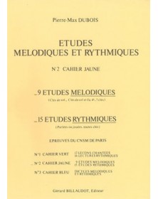 Etudes Melodiques Et Rythmiques Volume 2