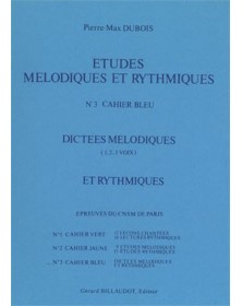 Etudes Melodiques Et Rythmiques Volume 3