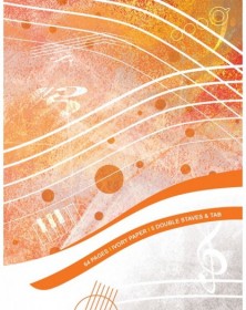 Quaderno di musica chitarra - 64 pp. carta avorio