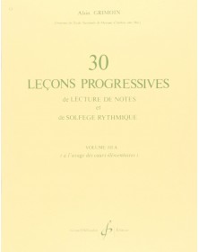 Alain Grimoin : 30 Leçons Progressives Vol. 3A