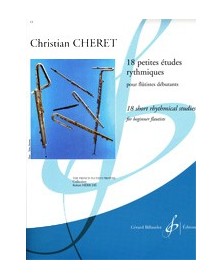 Cheret : 18 Petites Etudes Rythmiques éditions Gérard Billaudot - GB3418