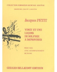 21 Lecons De Solfege A Improviser