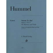 Sonate für Klavier und Viola Es-dur Opus 5 Nr. 3