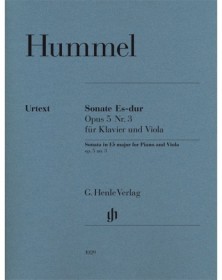 Sonate für Klavier und Viola Es-dur Opus 5 Nr. 3