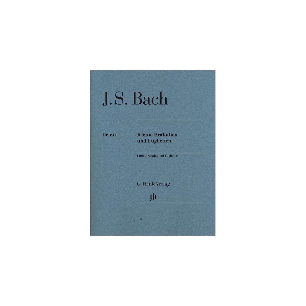 JS Bach : Petits Préludes et Fugues - Henle Verlag Urtext