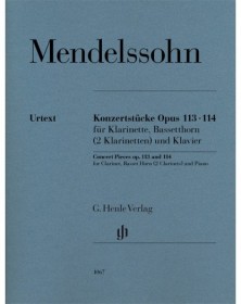 Konzertstücke Opus 113 und 114