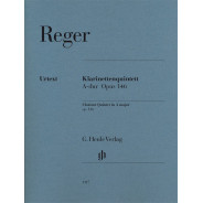 Max Reger : Quintette pour Clarinette et cordes op. 146 - Klarinettenquintett A-dur op. 146