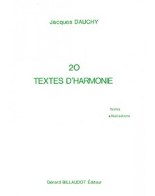 20 Textes D'Harmonie  Realisations