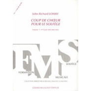 Coup De Choeur Pour Le Solfege Volume 1