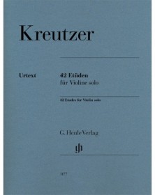 Rodolphe Kreutzer : 42 Etudes pour Violon - Henle Verlag
