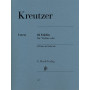 Rodolphe Kreutzer : 42 Etudes pour Violon - Henle Verlag