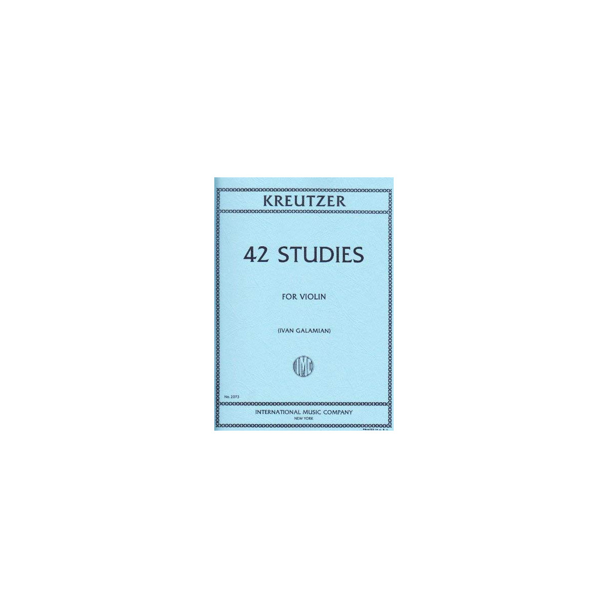 Kreutzer : 42 Études (Galamian)