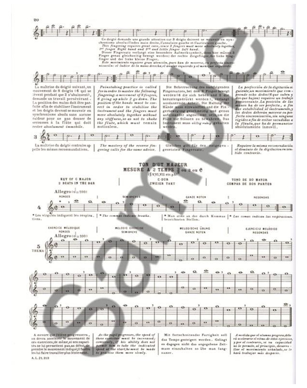 Joseph-Henri Altès : Célèbre méthode complète de flûte , volume 1