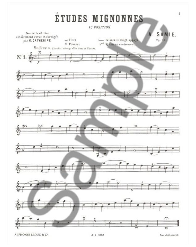 60 Études Vol. 1 - Etudes Mignonnes