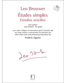 Leo Brouwer : Etudes Simples - Estudios sencillos